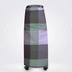 Granite Green Grey White Checked Cotton Lungi